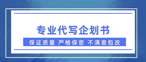 企划书怎么写 专业代写各类企划书